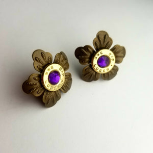 Bullet Flower Stud earrings