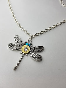 Bullets Necklace Dragonfly Pendant