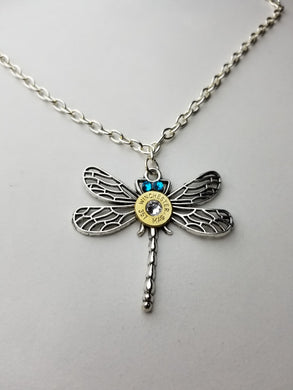 Bullets Necklace Dragonfly Pendant