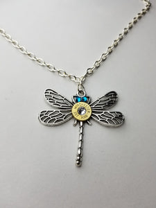 Bullets Necklace Dragonfly Pendant