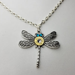 Bullets Necklace Dragonfly Pendant