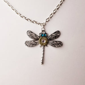 Bullets Necklace Dragonfly Pendant