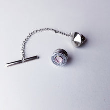 Bullet Tie Tack with Chain