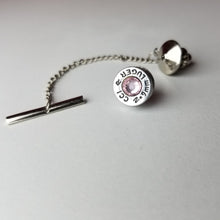 Bullet Tie Tack with Chain