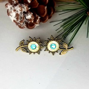 Sunflower Bullet Earrings