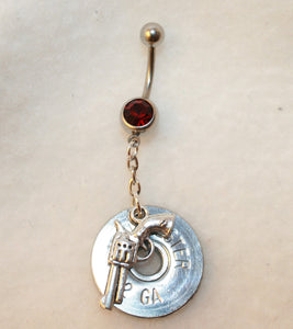 12 Gauge Shotgun Belly Ring