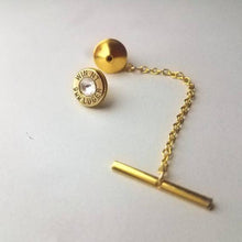 Bullet Tie Tack with Chain