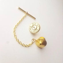 Bullet Tie Tack with Chain