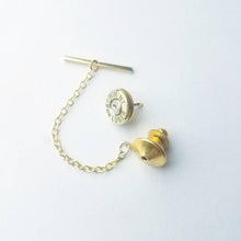 Bullet Tie Tack with Chain