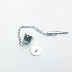 Bullet Tie Tack with Chain